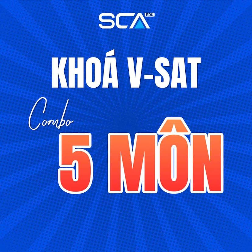 COMBO 5 MÔN.VSAT-2K9 KHÓA LUYỆN ĐỀ THỰC CHIẾN KỲ THI V-SAT